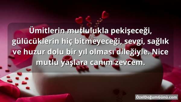 zevceye doğum günü mesajı 32